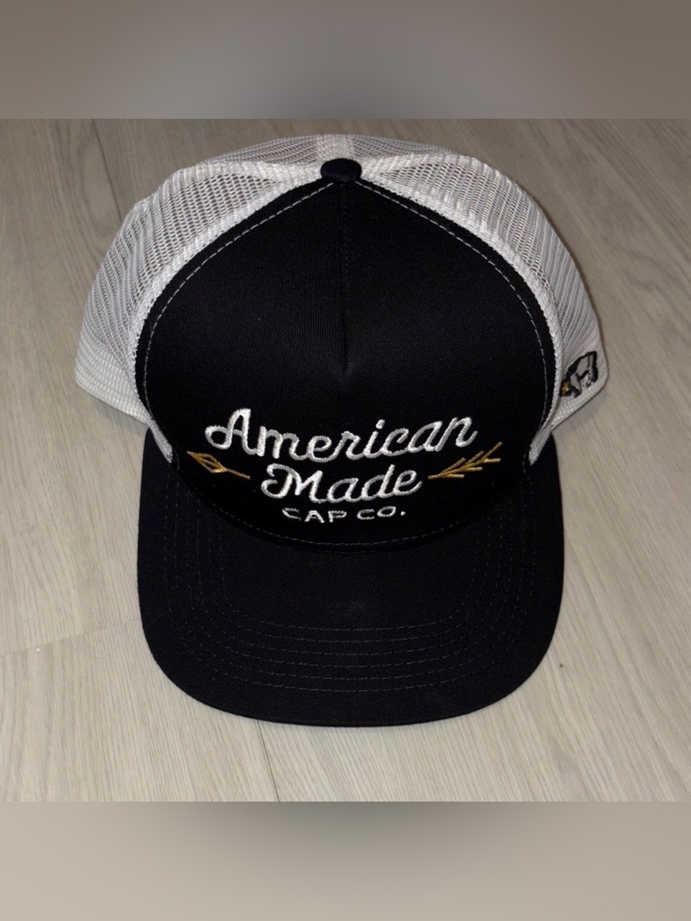 HOOEY American Made Snapback Hat-Black/White